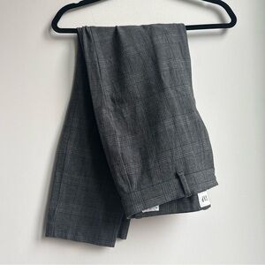 GAP Charcoal Plaid Women's Pants